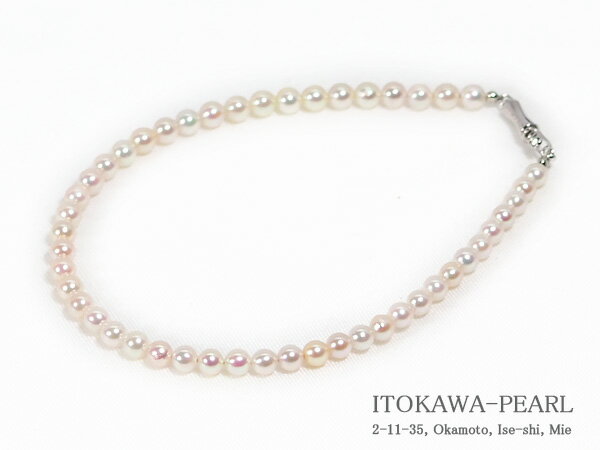 Rakuten - あこや真珠ブレスレット＜3～3.5mm＞差し込み式/シルバー（18cm）V-1768