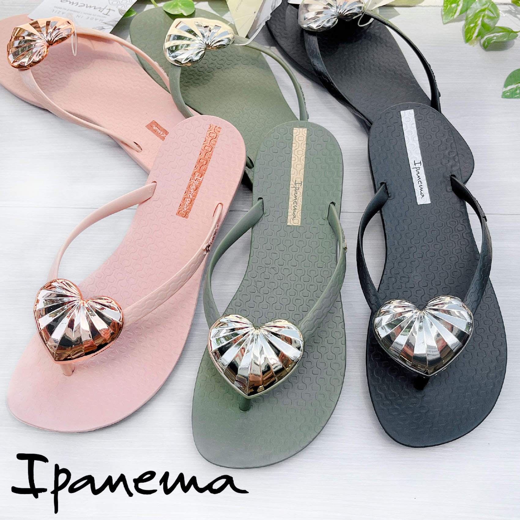 イパネマ Ipanema MAXI FASHION IIIレディース イパネマ ハート ビーチサンダル 大人 親子ペア ペアルック ブラック ピンク グリーン SP83590962 ブラジル グランディーネ