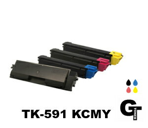 Generic Products - 京セラ kyocera TK-591 選べる4本セット リサイクルトナー　互換トナー ECOCYS FS-C2126MFP C2026MFP C5250DN C2626MFP C2126MFP+ C2026MFP+ P6026cdn　M6526cdn　M6526cidn