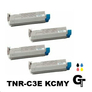 Generic Products - 【ポイント5倍】OKI 沖データ TNR-C3E 色選べる4本セット 国産リサイクルトナー　互換トナー C8800dn C8650dn C8600dn 4色