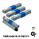 OKI 沖データ TNR-C4H K1 C1 M1 Y1 選べる4本セット リサイクルトナー　互換トナー C530dn C510dn C310dn