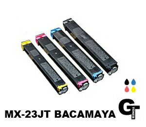 Generic Products - 送料無料 SHARP シャープ　MX-23JT 選べる4本セット リサイクルトナー　互換トナー MX-2310 MX-2310F MX-2311FN MX-2514FN MX-3111/MX-3111F/MX-3112FN/MX-3114FN MX-3611F/MX-3614FN