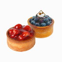 【ミニタルト2個セット】長野県産いちご・ブルーベリー スイーツ ケーキ タルト 生地 配送 取り寄せ 冷凍 ギフト 贈り物 誕生日 バースデー 誕生日 バースデー 結婚 記念日 プレゼント お中元 御中元 残暑見舞い 暑中見舞い 祝い お祝い お礼 お返し