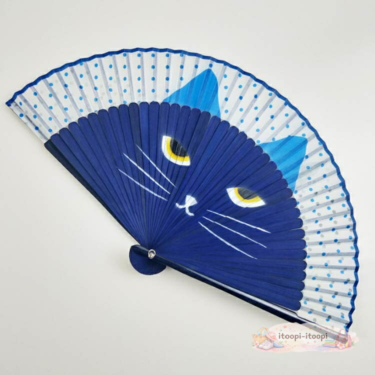 メンズ 竹骨 お洒落 レディース 猫顔 手描き 茶扇 お祭り 浴衣 着物 猛暑対策 歌舞伎 扇子 能扇 小道具 軽量 花火大会 夏祭り 和装小物