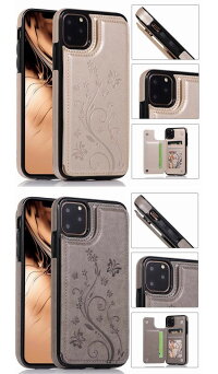 iphone11ケースおしゃれiphone11proケースiPhoneXRケースiphonexsケース背面カード収納付ケースおしゃれiPhoneXSMaxiphone8カード収納ケース薄型シンプルベルトなしカード入れポケット収納軽量PUiphoneかわいいTPUケース