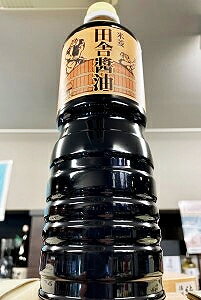 田舎醤油 ペットボトル　1,000ml　1ケース（12本）【沖縄への発送は承っておりません】【包装不可商品です】【茨城県常陸太田市 ヨネビシ醤油】【米菱醤油】