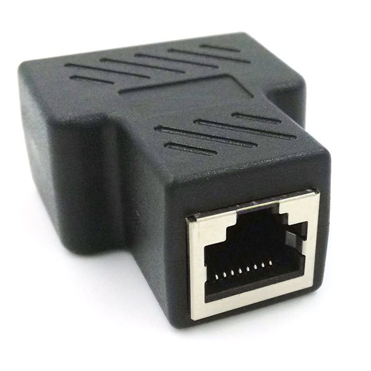 RJ45 LANネットワークスプリッタアダプタ、1 RJ45メス2 RJ45メスネットワークYスプリッタアダプタ、LANコネクタ itoshop-10001501 イトー商店 サンプル画像2