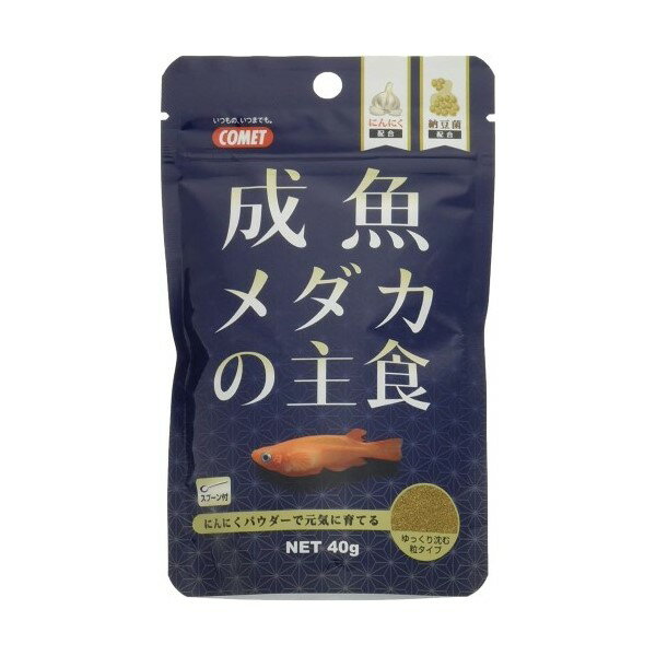 コメット COMET イトスイ 成魚メダカの主食 40g メダカのエサ メダカの餌 メダカフード メダカ 目高 めだか メーカー直販 送料無料