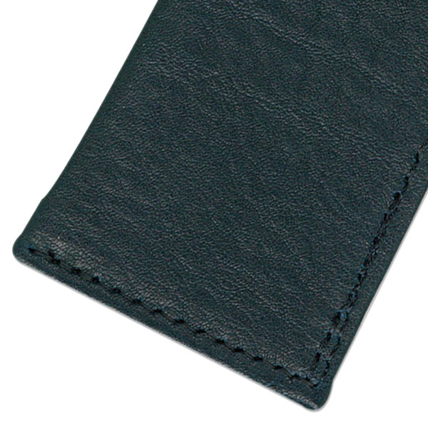 扇子 7.5寸 用 扇子袋 レザー (本革) 紺