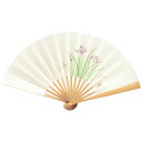 茶扇子 茶扇 あやめ/京扇子