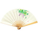 茶扇子 茶扇 葡萄 京扇子