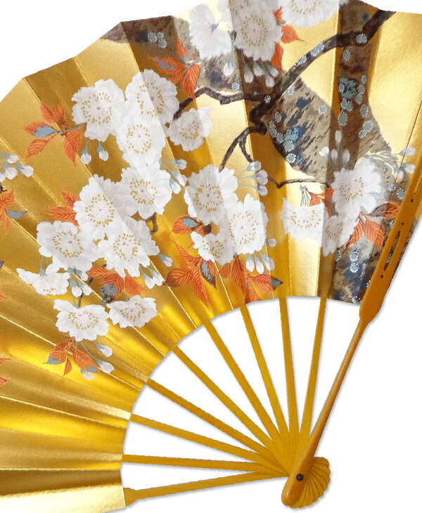 飾り京扇子 高級仕舞扇子　六歌仙/桜　飾り