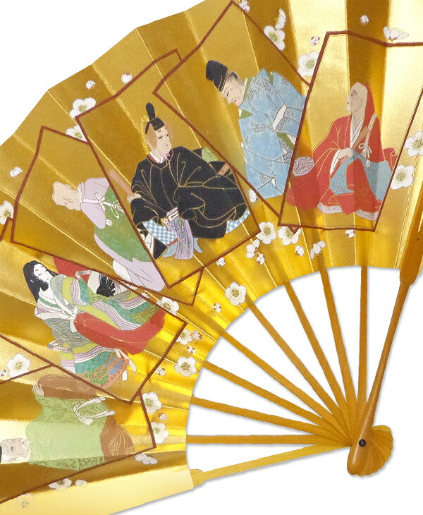 飾り京扇子 高級仕舞扇子　六歌仙/桜　飾り