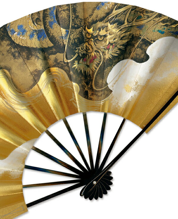 飾り京扇子 舞扇子タイプ 龍 虎の紹介画像2