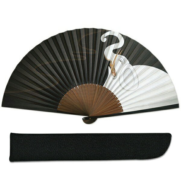 若冲 扇子 シリーズ　象 / 本物 京扇