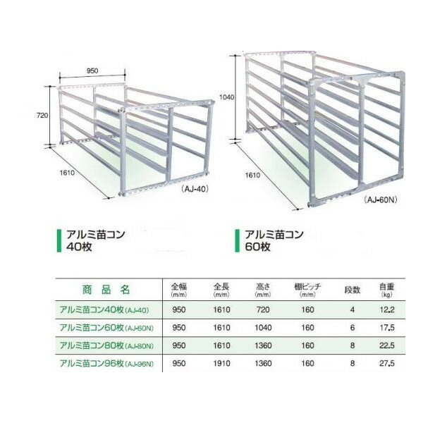 Rakuten - アルミ苗コン80枚 AJ-80N 【アルミス/ALMIS/代引不可】