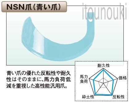 太陽 三菱ロータリー用 NSN爪(新青爪) 28本セット [THA77016] 適合をお確かめ下さい