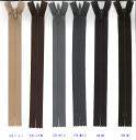 【1セット5本組セット商品】【YKK】婦人用ファスナー 25FK(フラットニット)20cm 5本組