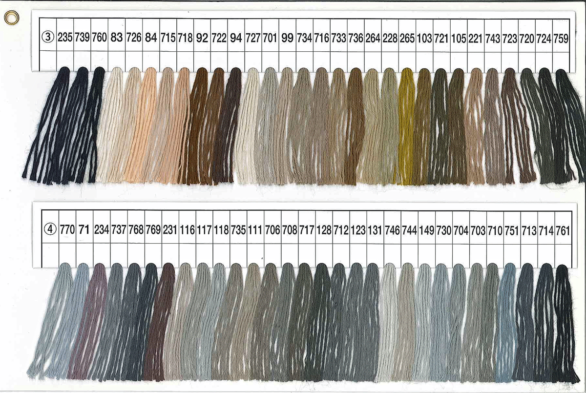 【フジックス】 キング　ボタンホール用 芯糸20/6 500m-3