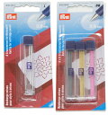 PRYM シャープチャコ用替芯 白6本・黄/黒/桃X各三色6本セット 0.9mmX60mm長 1610841・1610842