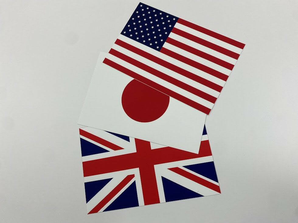 Rakuten - 国旗ステッカー 世界中の国旗ステッカーからお選びください！（S M Lの3サイズご用意しております）