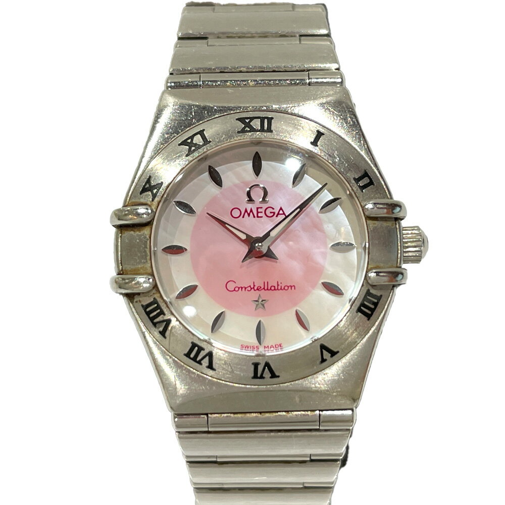 【中古B/標準】OMEGA オメガ 腕時計 コンステレーション ミニ クオーツ シェル文字盤 日本限定 レディース 1562.83 20437870