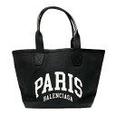 【中古B/標準】BALENCIAGA バレンシアガ トートバッグ CITIES PARIS JUMBO シティズ パリス ジャンボ スモール ロゴ プリント バイカラー ユニセックス 692068 20456568