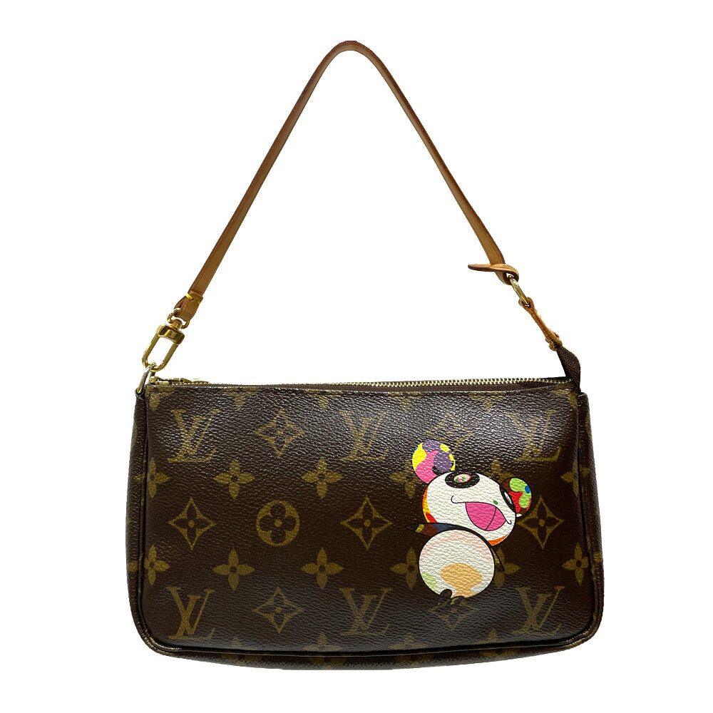 【中古B/標準】LOUIS VUITTON ルイ・ヴィトン ハンドバッグ モノグラムパンダ ポシェット アクセソワール 村上隆 レディース M51981 20456572