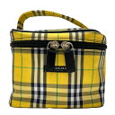 【中古B/標準】BURBERRY バーバリー ハンドバッグ ロンドン チェック バニティ レディース 20462144