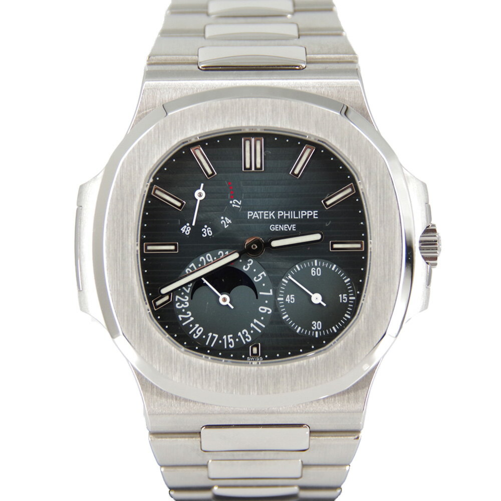 【中古AB/使用感小】 PATEK PHILIPPE パテックフィリップ 自動巻き腕時計 ノーチラス ムーンフェイズ メンズ 5712/1A-001 20344576 中古 パテック・フィリップ 腕時計 ブランド 高級腕時計 中古品 中古腕時計 中古腕時計メンズ メンズ腕時計 自動巻き ブランド時計