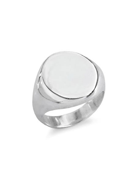 【it's 12 midnight】Classic Ovall Signet Ring