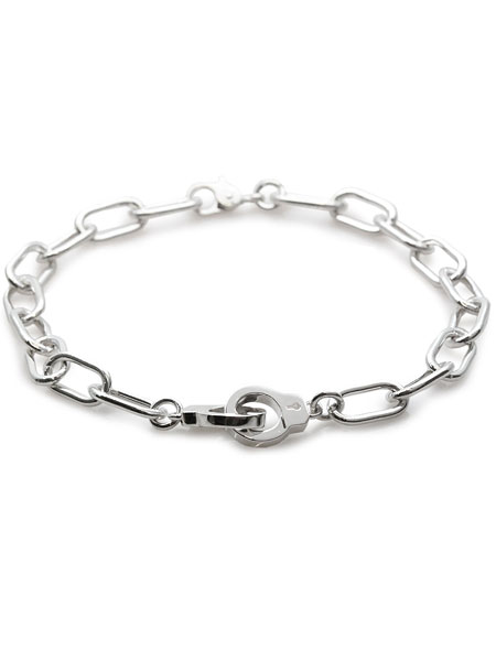 IVXLCDM アイブイエックスエルシーディーエム 【 LOCK IN HAND CUFFS BRACELET IVX-A659 ロック イン ハンドカフス ブレスレット 】 正規品 シルバー 手錠 925 銀 プレゼント ユニセックス メンズ レディース 人気 おしゃれ 【 送料無料 】