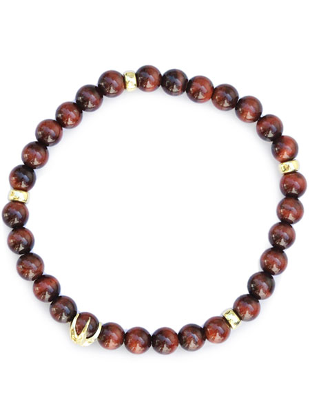 IVXLCDM アイブイエックスエルシーディーエム 【 6.0 HEXAGRAM STAR BRACELET (RED TIGER EYE) ヘキサグラム スタ...