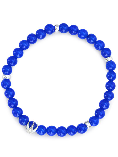 IVXLCDM ֥å륷ǥ  6.0 HEXAGRAM STAR BRACELET (BLUE AGATE) إ...