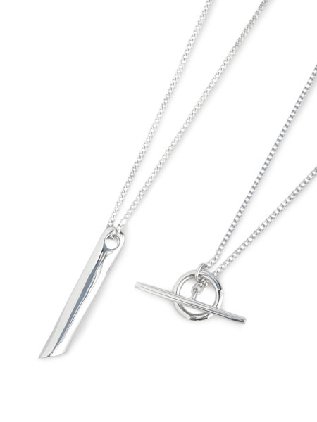 MIRAH ミラ 【 N101RP Silver925 Necklace ( ロジウムコーティング ) 】[ 正規品 ] ネックレス ペンダント Tバー ロング シルバー925 銀 ペア プレゼント ギフト ユニセックス メンズ レディース 【 送料無料 】