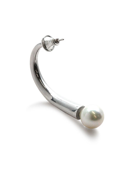 樂天商城 - MIRAH ミラ 【 P101Pe silver925 pierce RP / ピアス 】[ 正規品 ] シルバー925 銀 パール シェル 耳飾り ロジウムコーティング ペア プレゼント ギフト ユニセックス メンズ レディース 人気 ブランド おしゃれ ラッピング 片耳 シンプル 【 送料無料 】