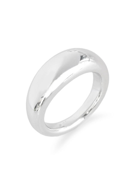 MIRAH ミラ 【 R106RP Silver925 Ring ( ロジウムコーティング ) 】[ 正規品 ] リング 指輪 月甲丸 シルバー925 銀 ペア プレゼント ギフト ユニセックス メンズ レディース 【 送料無料 】