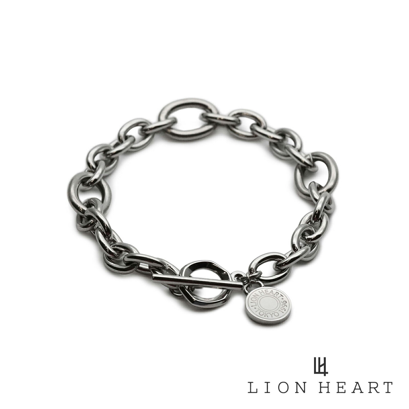 LION HEART ライオンハート 【 『 LH-1 』" 限定展開 " コンフォートチェーンブレスレット ( アズキ ) サージカルステンレス [ 03BR004 ]】[ 正規品 ] シンプル シルバーカラー 金属アレルギー対応 プレゼントユニセックス メンズ レディース 人気 ブランド おしゃれ