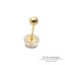 it 039 s 12 midnight イッツ トゥエルヴ ミッドナイト 【 K18 Gold Ball Pierce 3mm / ゴールド ボールピアス 】 正規品 18金 シンプル ワンポイント プレゼント メンズ レディース ユニセックス 定番 人気 おしゃれ 男性 女性 ギフト 片耳 カジュアル フォーマル 丸 球体