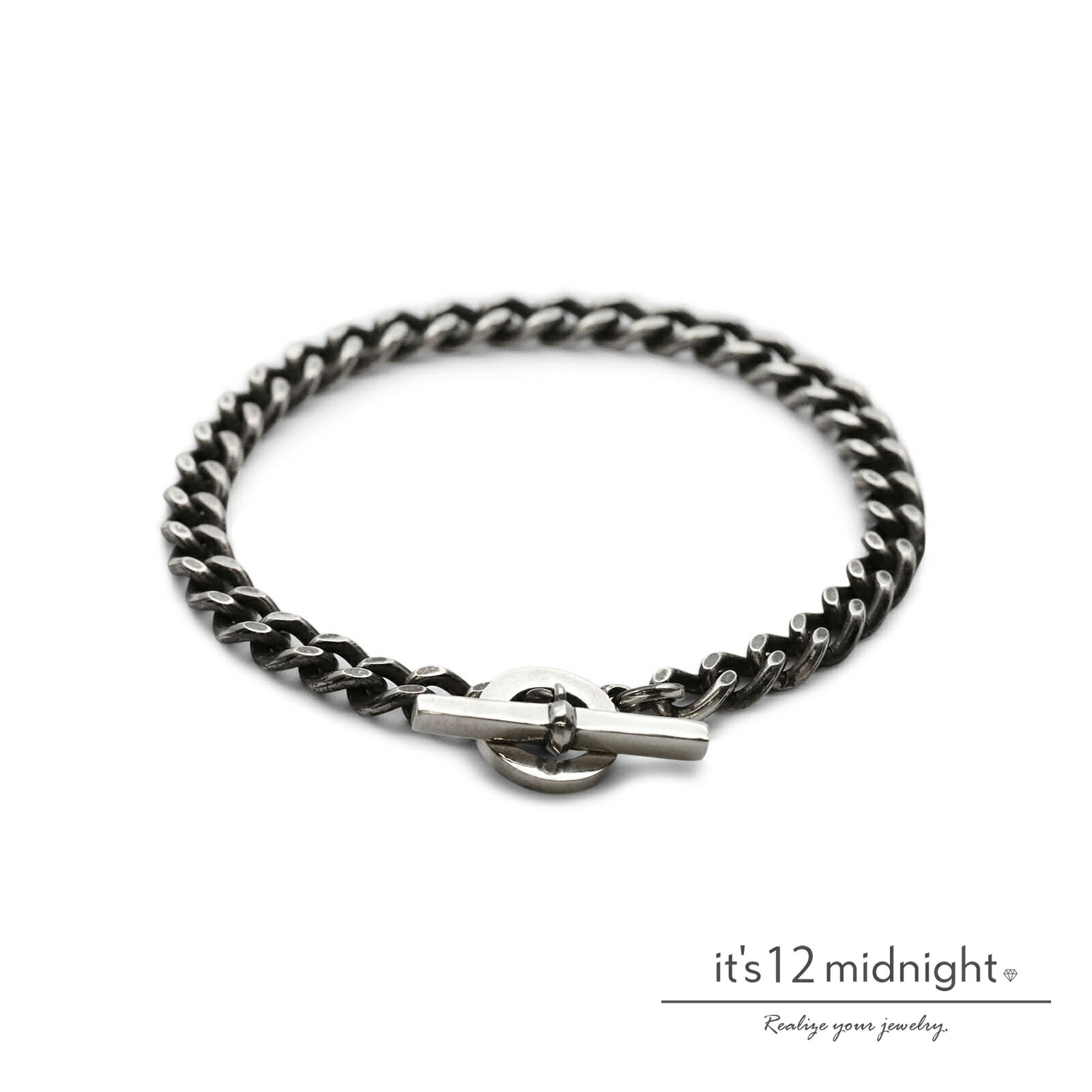 it's 12 midnight イッツ トゥエルヴ ミッドナイト 【 KIHEI CHAIN BRACELET 5.0mm OX / 喜平 チェーン ブレスレ...