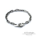 it's 12 midnight イッツ トゥエルヴ ミッドナイト 【 Marine Chain Bracelet OX / マリンチェーン ブレスレット [ M-B007OX ]】[ 正規品 ] シルバー 銀 シンプル アンカーチェーン プレゼント メンズ レディース ユニセックス ペア 人気 ブランド おしゃれ 【 送料無料 】