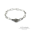 it's 12 midnight イッツ トゥエルヴ ミッドナイト 【 5.2mm Long Oval Chain Bracelet ( OX ) 長アズキチェーン ブレスレット ( 燻し )[ M-B016-OX ]】[ 正規品 ] シンプル シルバー 925 プレゼント ユニセックス メンズ レディース 人気 ブランド おしゃれ 【 送料無料 】