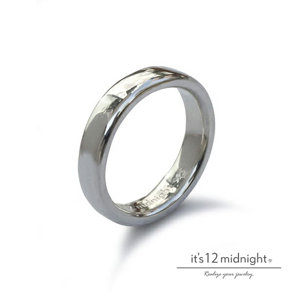 it's 12 midnight イッツ トゥエルヴ ミッドナイト 【 Mid Band Ring / バンド リング [ M-R008 ]】[ 正規品 ] 指輪 シルバー 925 シンプル 銀 プレーンリング プレゼント メンズ レディース ユニセックス 定番 人気 ブランド おしゃれ ギフト 贈り物 ペア おすすめ