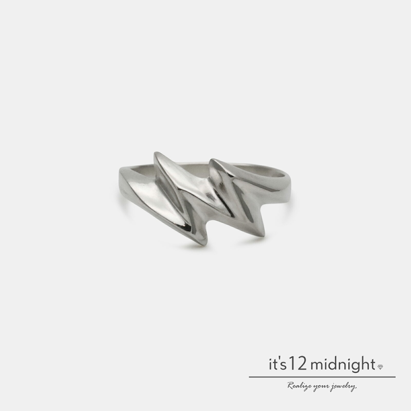 Rakuten - it's 12 midnight イッツ トゥエルヴ ミッドナイト 【 Lightning Ring サンダー リング [ M-R027 ]】[ 正規品 ] 指輪 シルバー 925 雷 シンプル ギフト プレゼント ユニセックス メンズ レディース 人気 ブランド おしゃれ 【 送料無料 】