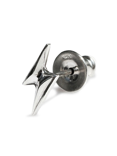 it's 12 midnight イッツ トゥエルヴ ミッドナイト 【 Lightning Pierce / サンダーピアス [ M-P004 ]】[ 正規品 ] ライトニング 稲妻ピアス 雷 シルバー 925 銀 プレゼント メンズ レディース ユニセックス 定番 人気 ブランド スタッド式ピアス 【 送料無料 】の商品画像 2