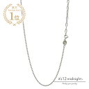 it's 12 midnight イッツ トゥエルヴ ミッドナイト 【 3way Design Chain Necklace ( Ball Chain ) ボー...