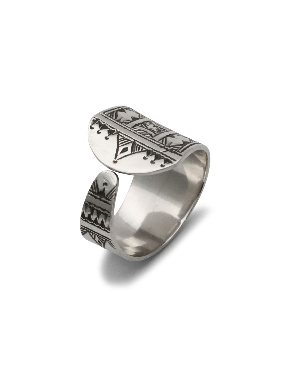Rakuten - TOUAREG SILVER JEWELRY トゥアレグ シルバー ジュエリー 【 テーパード フラット ラップ リング 】[ 正規品 ] 指輪 シルバー 銀 オープン フリーサイズ ペア プレゼント ユニセックス メンズ レディース 人気 ブランド おしゃれ 【 送料無料 】