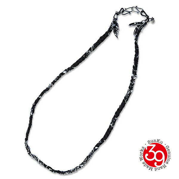 SunKu サンク 39 【 BANDANA 3WAY NECKLACE / バンダナ ネックレス ( BLACK ) [ SK-321 ] 】[ 正規品 ]..