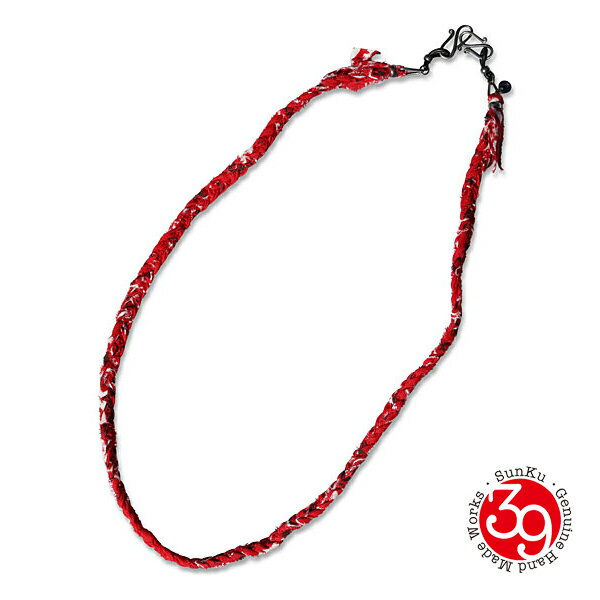 SunKu サンク 39 【 BANDANA 3WAY NECKLACE / バンダナ ネックレス ( RED ) [ SK-321 ] 】[ 正規品 ] ..