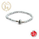 SunKu サンク 39 【 Howlite × Silver 1 Roll Bracelet ハウライト × シルバー 1連 ブレスレット [ SK-154 ...